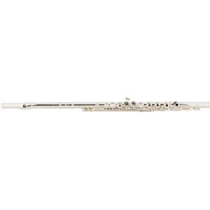 Lechgold Flute Traversiere De Nickel Argent En Do Trous Fermés Avec Ètui Et Coffre - Publicité Lechgold Flute Traversiere De Nickel Argent En Do Trous Fermés Avec Ètui Et Coffre - Publicité