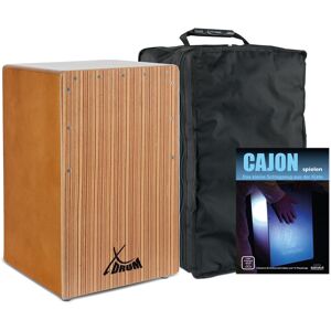 Xdrum Cajon Batterie À Main De Percussion Caisse Instrument Set Housse Noyer Zébré - Publicité Xdrum Cajon Batterie À Main De Percussion Caisse Instrument Set Housse Noyer Zébré - Publicité