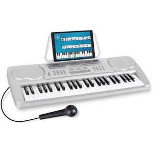 Mcgrey Synthétiseur Piano Numérique Clavier 49 Touches 16 Sons Débutant Set Mic Argent - Publicité Mcgrey Synthétiseur Piano Numérique Clavier 49 Touches 16 Sons Débutant Set Mic Argent - Publicité