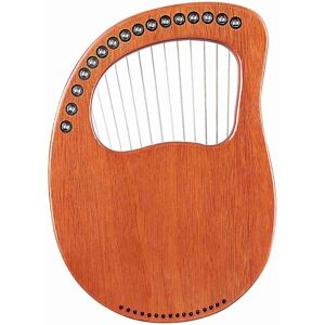 Sans Marque/générique ㄧwalter.T 16-String Wooden Lyre Harp Metal Strings Mahogany Solid Wood String - Publicité Sans Marque/générique ㄧwalter.T 16-String Wooden Lyre Harp Metal Strings Mahogany Solid Wood String - Publicité