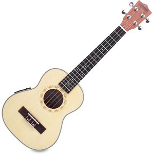 Classic Cantabile Ukulele Guitare Hawaii Tenor Electro Acoustique Uke Eq 3 Voies Pickup Housse Set - Publicité Classic Cantabile Ukulele Guitare Hawaii Tenor Electro Acoustique Uke Eq 3 Voies Pickup Housse Set - Publicité