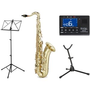 Classic Cantabile Saxophone Ténor #fa Sax En Laiton Brossé Set Avec Embout Coffre Pupitre Saxo - Publicité Classic Cantabile Saxophone Ténor #fa Sax En Laiton Brossé Set Avec Embout Coffre Pupitre Saxo - Publicité