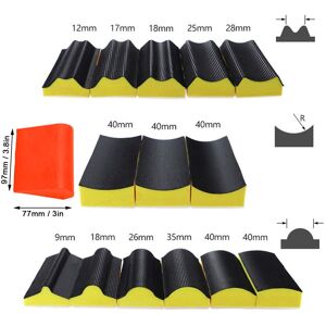Sans Marque/générique Ensemble De Blocs De Meulage À La Main Adhésifs Auto-Plastiques Pour Polissage D - Publicité Sans Marque/générique Ensemble De Blocs De Meulage À La Main Adhésifs Auto-Plastiques Pour Polissage D - Publicité