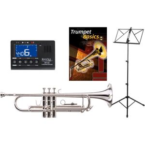 Classic Cantabile Trompette Instrument A Vent Sib Mol Set Accordeur Support Embouchure Metronome - Publicité Classic Cantabile Trompette Instrument A Vent Sib Mol Set Accordeur Support Embouchure Metronome - Publicité
