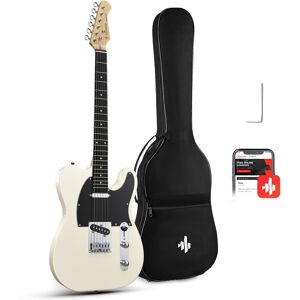 🎸 Guitare Électrique Donner Dtl-100 + Étui Micro Ss Blanc Lustré - Publicité 🎸 Guitare Électrique Donner Dtl-100 + Étui Micro Ss Blanc Lustré - Publicité