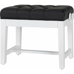 Classic Cantabile Banc Banquette De Piano Similicuir Tabouret Réglable En Hauteur Bois Blanc Mat - Publicité Classic Cantabile Banc Banquette De Piano Similicuir Tabouret Réglable En Hauteur Bois Blanc Mat - Publicité