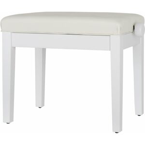 Classic Cantabile Banquette De Piano Banc Tabouret En Bois Et Similicuir Réglable Blanc Mat - Publicité Classic Cantabile Banquette De Piano Banc Tabouret En Bois Et Similicuir Réglable Blanc Mat - Publicité