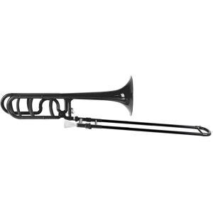 Classic Cantabile Mardibrass Plastique Trombone Sib/f Super Léger Avec Embouchure & Étui Noir - Publicité Classic Cantabile Mardibrass Plastique Trombone Sib/f Super Léger Avec Embouchure & Étui Noir - Publicité