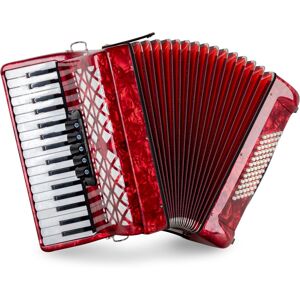 Classic Cantabile Accordeon Chromatique 72 Boutons Bass 34 Touches Dessus Set Sangles Coffre Rouge - Publicité Classic Cantabile Accordeon Chromatique 72 Boutons Bass 34 Touches Dessus Set Sangles Coffre Rouge - Publicité