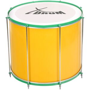 Xdrum Surdo Samba Percussion Repinique Tambours Carnaval Du Monde 20\"X16\" 4,8 Kg Jaune - Publicité Xdrum Surdo Samba Percussion Repinique Tambours Carnaval Du Monde 20\"X16\" 4,8 Kg Jaune - Publicité