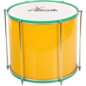 Xdrum Surdo Samba Percussion Repinique Tambours Carnaval Du Monde 12\"X10\" 3 Kg Jaune - Publicité Xdrum Surdo Samba Percussion Repinique Tambours Carnaval Du Monde 12\"X10\" 3 Kg Jaune - Publicité