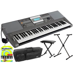 Classic Cantabile Clavier Piano Numérique Synthés 61 Touches 508 Son Usb Support Casque Housse Set - Publicité Classic Cantabile Clavier Piano Numérique Synthés 61 Touches 508 Son Usb Support Casque Housse Set - Publicité