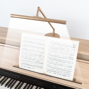 Classic Cantabile Lampe Led Pour Piano, Lampe De Table Pour Partitions, Intensité Réglable, Doré - Publicité Classic Cantabile Lampe Led Pour Piano, Lampe De Table Pour Partitions, Intensité Réglable, Doré - Publicité