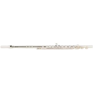 Lechgold Flute Traversiere De Nickel Argent En Do Trous Fermés Avec Ètui Et Coffre - Publicité Lechgold Flute Traversiere De Nickel Argent En Do Trous Fermés Avec Ètui Et Coffre - Publicité