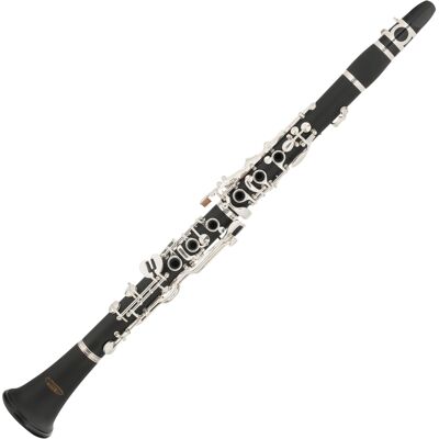 Classic Cantabile Clarinette En Sib Allemand Style Bois 20 Cles Argentèe Corps: Èbonite Set Ètui - Publicité Classic Cantabile Clarinette En Sib Allemand Style Bois 20 Cles Argentèe Corps: Èbonite Set Ètui - Publicité