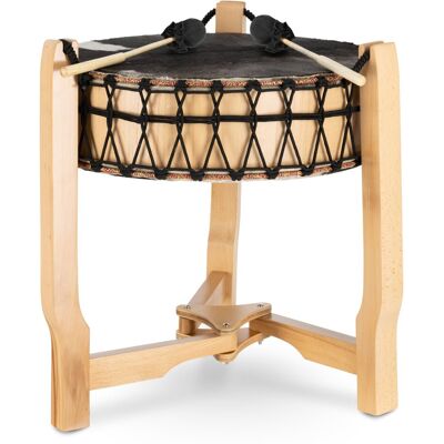 Classic Cantabile Tambour De Chamane 52cm Drum Percussion La Peau De Chèvre Con Statif Sac Batteur - Publicité Classic Cantabile Tambour De Chamane 52cm Drum Percussion La Peau De Chèvre Con Statif Sac Batteur - Publicité