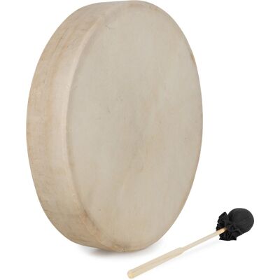 Classic Cantabile Tambour De Chaman Chamanique Meditation Avec Peau De Chevre 16\" (41cm) - Publicité Classic Cantabile Tambour De Chaman Chamanique Meditation Avec Peau De Chevre 16\" (41cm) - Publicité