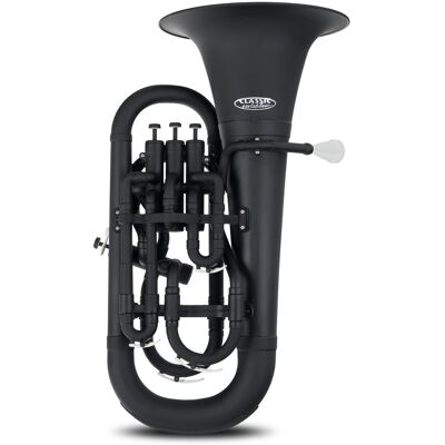 Classic Cantabile Euphonium En Plastique In Sib 4 Vannes Instrument A Vent Embouchure Housse Noir - Publicité Classic Cantabile Euphonium En Plastique In Sib 4 Vannes Instrument A Vent Embouchure Housse Noir - Publicité