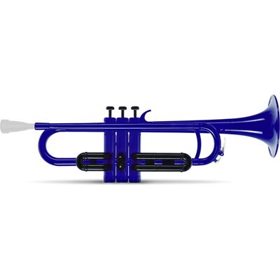 Classic Cantabile Trompette En Sib Plastique Abs 3 Piston Perinet Aluminium + Housse Embout Bleu - Publicité Classic Cantabile Trompette En Sib Plastique Abs 3 Piston Perinet Aluminium + Housse Embout Bleu - Publicité