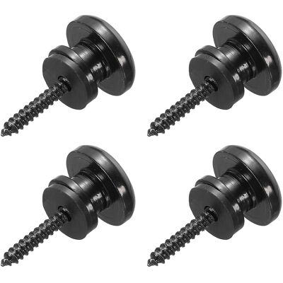 Uxcell Guitare Sangle Bouton Boucle Verrouillage Métal Noir Caoutchouc Rondelle 4 Kit - Publicité Uxcell Guitare Sangle Bouton Boucle Verrouillage Métal Noir Caoutchouc Rondelle 4 Kit - Publicité