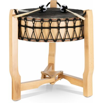 Classic Cantabile Tambour De Chamane 52cm Drum Percussion La Peau De Chèvre Con Statif Sac Batteur - Publicité Classic Cantabile Tambour De Chamane 52cm Drum Percussion La Peau De Chèvre Con Statif Sac Batteur - Publicité