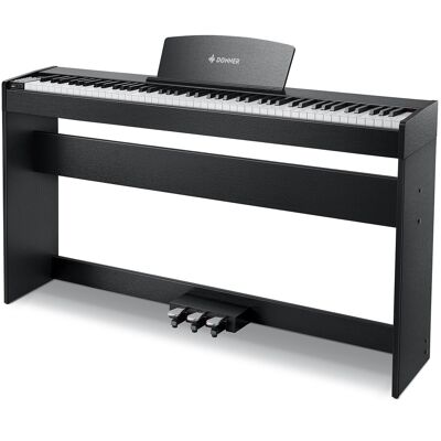 Donner Ddp-50 Lite Clavier Piano Numérique 88 Touches Pondérées Stand Et Pédale - Publicité Donner Ddp-50 Lite Clavier Piano Numérique 88 Touches Pondérées Stand Et Pédale - Publicité