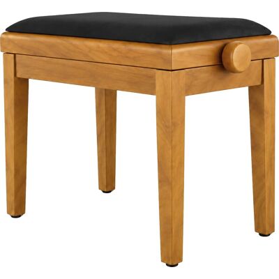 Classic Cantabile Banquette Piano Modèle A Chêne Mat Velours Noir Banc Piano Clavier Réglable - Publicité Classic Cantabile Banquette Piano Modèle A Chêne Mat Velours Noir Banc Piano Clavier Réglable - Publicité
