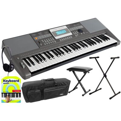 Classic Cantabile Clavier Piano Numérique Synthés 61 Touches 508 Son Usb Support Casque Housse Set - Publicité Classic Cantabile Clavier Piano Numérique Synthés 61 Touches 508 Son Usb Support Casque Housse Set - Publicité