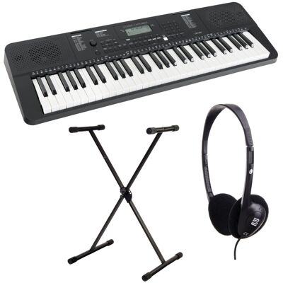 Classic Cantabile Piano Clavier Numerique Synthetiseur 61 Touches Usb Polyphonie 64 Set Support - Publicité Classic Cantabile Piano Clavier Numerique Synthetiseur 61 Touches Usb Polyphonie 64 Set Support - Publicité
