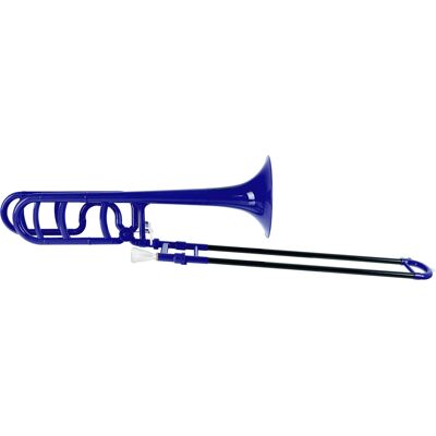 Classic Cantabile Mardibrass Plastique Trombone Sib/f Super Léger Avec Embouchure & Étui Bleu - Publicité Classic Cantabile Mardibrass Plastique Trombone Sib/f Super Léger Avec Embouchure & Étui Bleu - Publicité