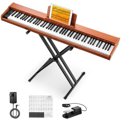 Donner Dep-1s Piano Numérique 88 Touches Clavier Électronique Débutant Bluetooth - Publicité Donner Dep-1s Piano Numérique 88 Touches Clavier Électronique Débutant Bluetooth - Publicité