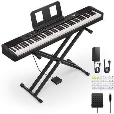 Donner Dep-20 Lite Piano Digital 88 Touches Avec Support Peso Pedal Speaker 25w - Publicité Donner Dep-20 Lite Piano Digital 88 Touches Avec Support Peso Pedal Speaker 25w - Publicité