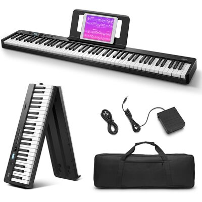 Donner 🎹eastar Ep-10 Piano Numérique Pliable 88 Touches Clavier Électrique Semi-Lesté - Publicité Donner 🎹eastar Ep-10 Piano Numérique Pliable 88 Touches Clavier Électrique Semi-Lesté - Publicité