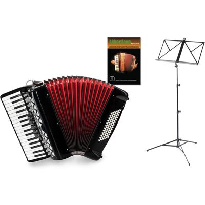 Classic Cantabile Accordeon Chromatique 72 Boutons Bass 34 Touches Dessus Set Sangles Coffre Noir - Publicité Classic Cantabile Accordeon Chromatique 72 Boutons Bass 34 Touches Dessus Set Sangles Coffre Noir - Publicité