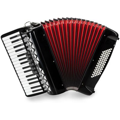 Classic Cantabile Accordeon Chromatique 72 Boutons Bass 34 Touches Dessus Set Sangles Coffre Noir - Publicité Classic Cantabile Accordeon Chromatique 72 Boutons Bass 34 Touches Dessus Set Sangles Coffre Noir - Publicité