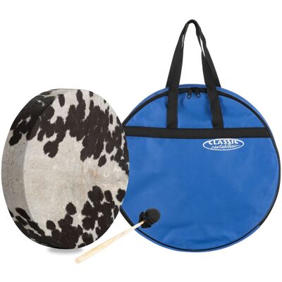 Classic Cantabile Tambour Chamanique Avec Peau Bovine 16\" Ensemble Avec Housse - Publicité Classic Cantabile Tambour Chamanique Avec Peau Bovine 16\" Ensemble Avec Housse - Publicité