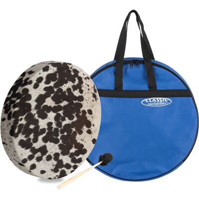 Classic Cantabile Tambour Chamanique Avec Peau Bovine 18\" Ensemble Avec Housse - Publicité Classic Cantabile Tambour Chamanique Avec Peau Bovine 18\" Ensemble Avec Housse - Publicité