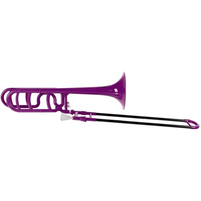 Classic Cantabile Mardibrass Plastique Trombone Sib/f Super Léger Avec Embouchure & Étui Violet - Publicité Classic Cantabile Mardibrass Plastique Trombone Sib/f Super Léger Avec Embouchure & Étui Violet - Publicité