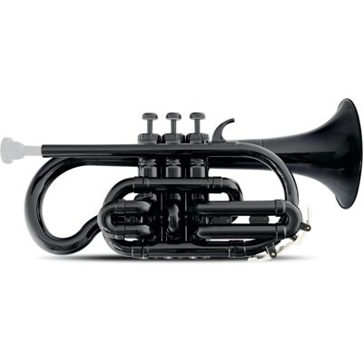 Classic Cantabile Mardibrass Cornet À Pistons De Trompette En Plastique Avec Housse & Embouchure - Publicité Classic Cantabile Mardibrass Cornet À Pistons De Trompette En Plastique Avec Housse & Embouchure - Publicité