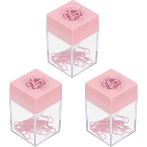 Uxcell Porte-Trombones Magnétique Pour Bureau, 3 Pièces Rose - Publicité Uxcell Porte-Trombones Magnétique Pour Bureau, 3 Pièces Rose - Publicité