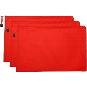 Uxcell Imperméable Braguette Dossier Sacs, 3 Lot A4 Document Porte Crayon Pochette - Publicité Uxcell Imperméable Braguette Dossier Sacs, 3 Lot A4 Document Porte Crayon Pochette - Publicité