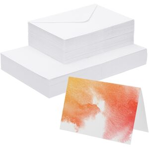 Uxcell 80 Sets Cartes Aquarelle Cartes Postales Avec Enveloppes 5x7 Inch Taille Pliable - Publicité Uxcell 80 Sets Cartes Aquarelle Cartes Postales Avec Enveloppes 5x7 Inch Taille Pliable - Publicité