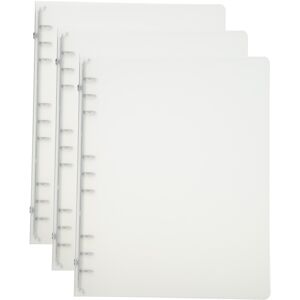 Uxcell Couverture Pour , 3 Pcs Pp 9 Anneaux Transparente Pour Reliure Ronde - Publicité Uxcell Couverture Pour , 3 Pcs Pp 9 Anneaux Transparente Pour Reliure Ronde - Publicité