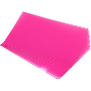 Uxcell L Type Chemises 12 Paquet A5 Plastique Transparent Document Classeur Rose - Publicité Uxcell L Type Chemises 12 Paquet A5 Plastique Transparent Document Classeur Rose - Publicité
