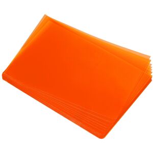 Uxcell L Type Chemises 36 Paquet A4 Plastique Transparent Document Classeur Orange - Publicité Uxcell L Type Chemises 36 Paquet A4 Plastique Transparent Document Classeur Orange - Publicité