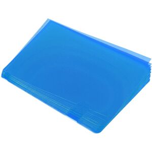 Uxcell L Type Chemises 24 Paquet A5 Plastique Transparent Document Classeur Bleu - Publicité Uxcell L Type Chemises 24 Paquet A5 Plastique Transparent Document Classeur Bleu - Publicité