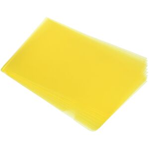 Uxcell L Type Chemises 12 Paquet A5 Plastique Transparent Document Classeur Jaune - Publicité Uxcell L Type Chemises 12 Paquet A5 Plastique Transparent Document Classeur Jaune - Publicité