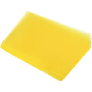 Uxcell L Type Chemises 24 Paquet A5 Plastique Transparent Document Classeur Jaune - Publicité Uxcell L Type Chemises 24 Paquet A5 Plastique Transparent Document Classeur Jaune - Publicité