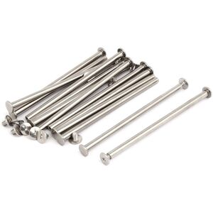 Uxcell 15pcs 5mmx100mm En Métal Reliure Chicago Vis Poste Album Photo Albums Scrapbook - Publicité Uxcell 15pcs 5mmx100mm En Métal Reliure Chicago Vis Poste Album Photo Albums Scrapbook - Publicité