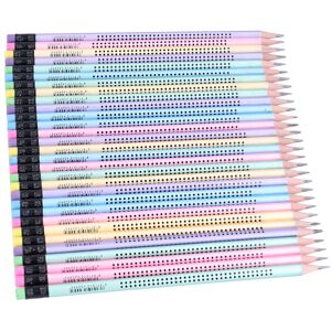 Sans Marque/générique Lot De 30 Crayons Hb Antidérapants Multicolores Avec Gomme Outils D'Écriture - - Publicité Sans Marque/générique Lot De 30 Crayons Hb Antidérapants Multicolores Avec Gomme Outils D'Écriture - - Publicité